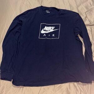 Nike Air Navy Long Sleeve Shirt
